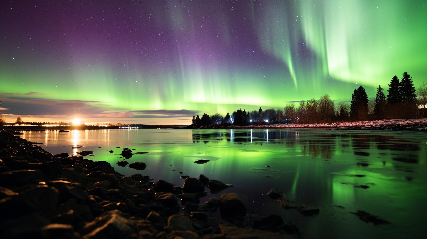 A Spectacular Northern Lights Show Delights Residents in Sault Ste. Marie