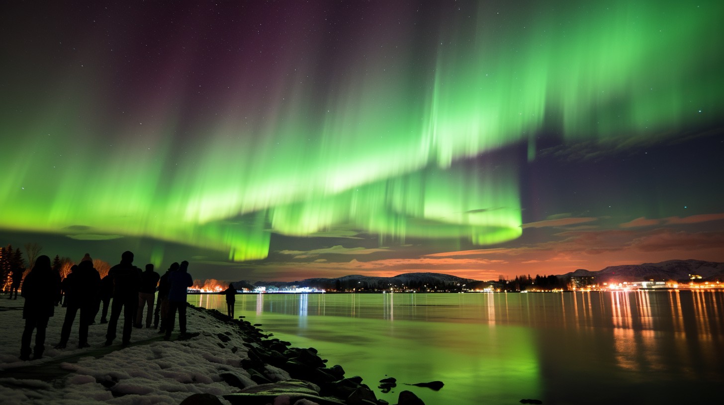 Spectacular Northern Lights Show in Sault Ste. Marie