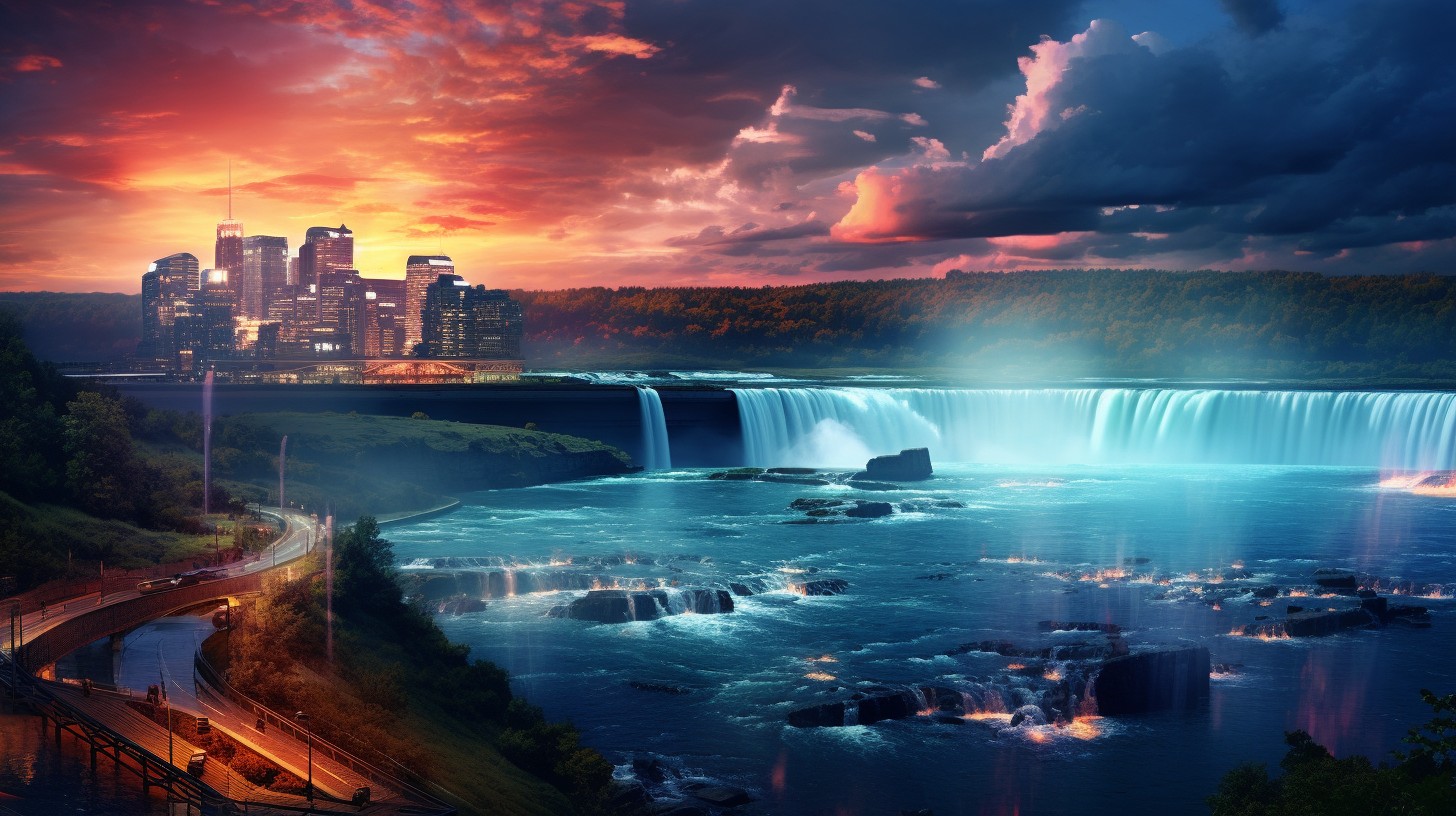 The Future of Niagara Falls: A Glimpse Through AI Eyes