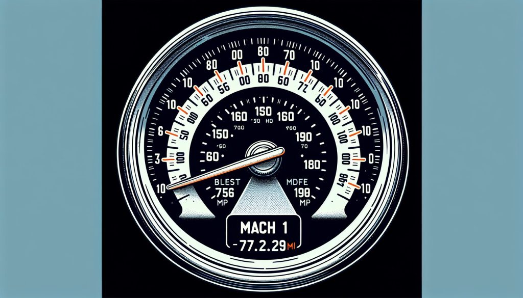 What is Mach 1 speed mph?