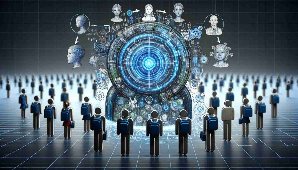 An intricate, high-definition illustration of a future artificial intelligence system, labelled as 'ChatGPT-4', in a setting of personalized education. It can be visualized as being integrated within an interactive digital environment, where individual students, represented through diverse avatars, are learning from its guidance. The image should express a degree of personalization, with each student being taught different topics based on their needs and abilities.