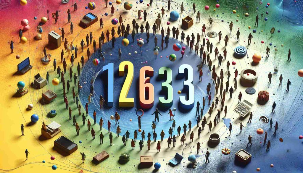 Create a high-resolution, realistic image that visually interprets the significance of the number 126233. This could include diverse human characters relating to this number in various meaningful ways, visual elements symbolically representing this number, or environments where this number plays an important role.