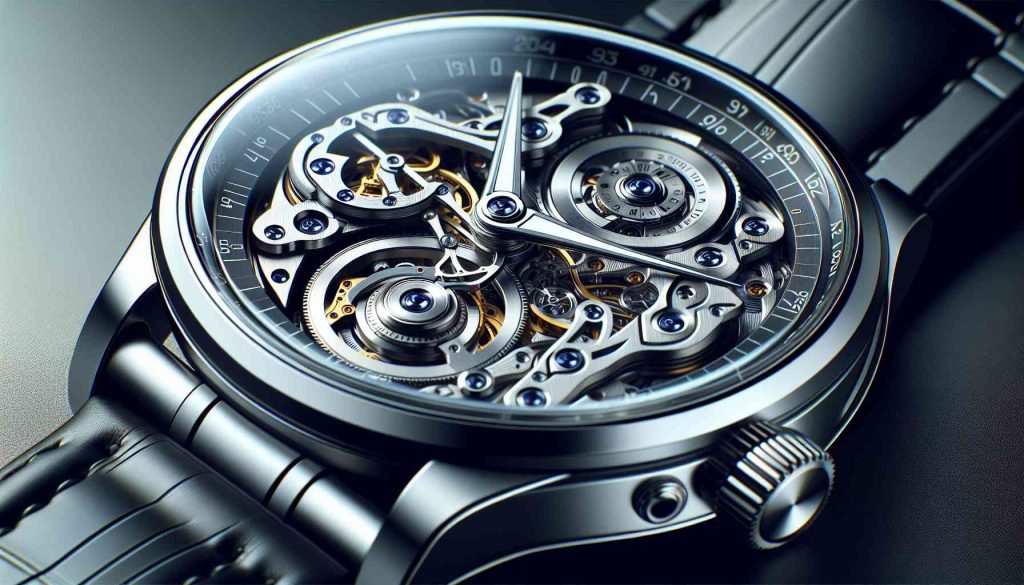 High-definition image of high-end wristwatches from a renowned Japanese watchmaking brand, known for their precision. The design features technology-forward elements, stainless steel casing, and intricate inner workings. The watch is positioned in a way to showcase its sophistication and craftsmanship.