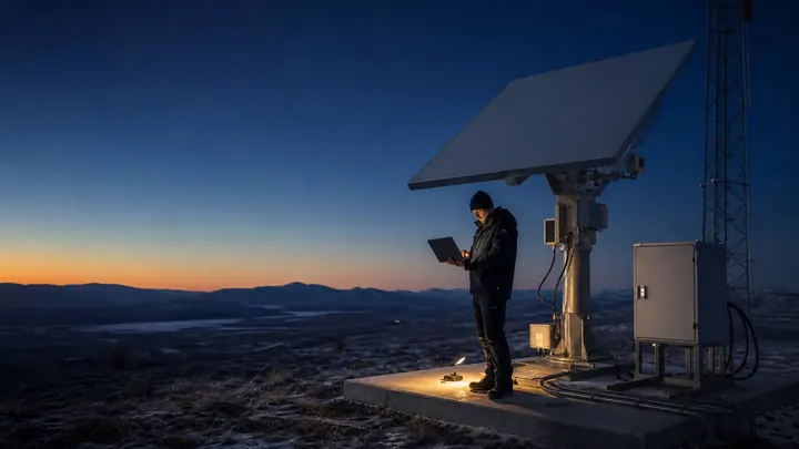 Enterprise network operations using low Earth orbit connectivity
